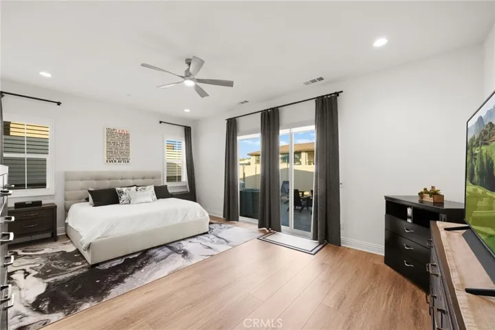 Primary bedroom with Bifold sliding door