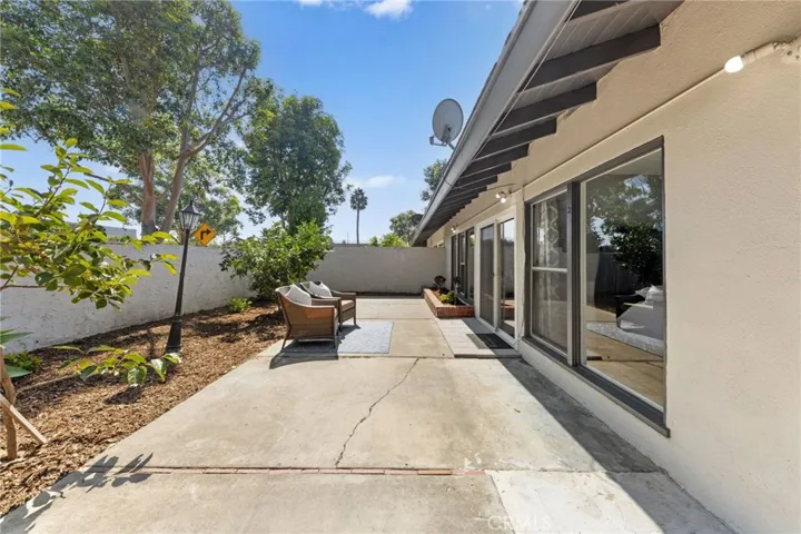 ...and another section of the rear yard