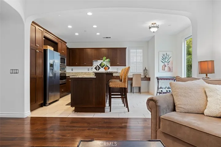 Archways throughout the home give it a luxurious presence.