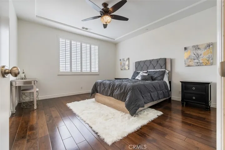 Expansive primary bedroom