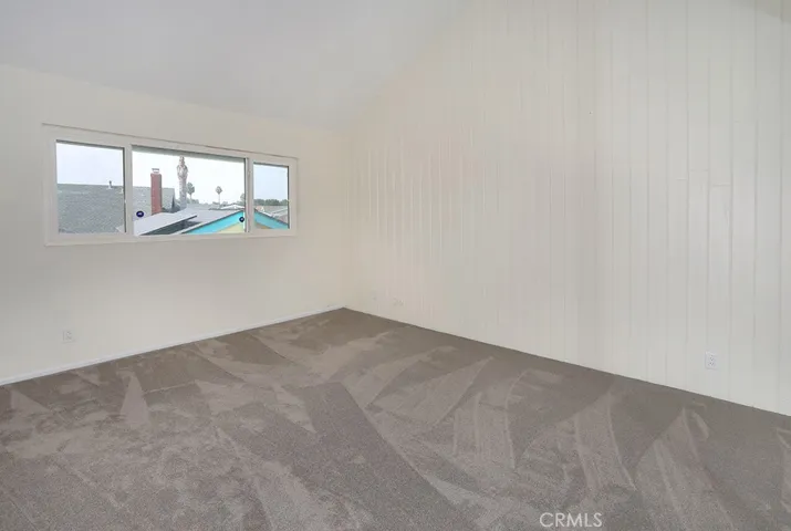 Main Bedroom with Cathedral Ceiling