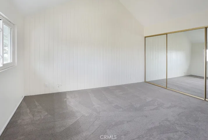 Main Bedroom with Cathedral Ceiling