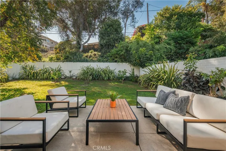 Patio off living room