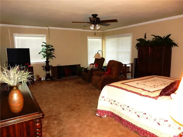 Main bedroom from the door looking in.