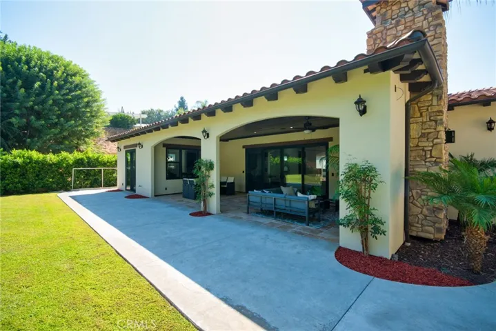 Patio & Back Yard View