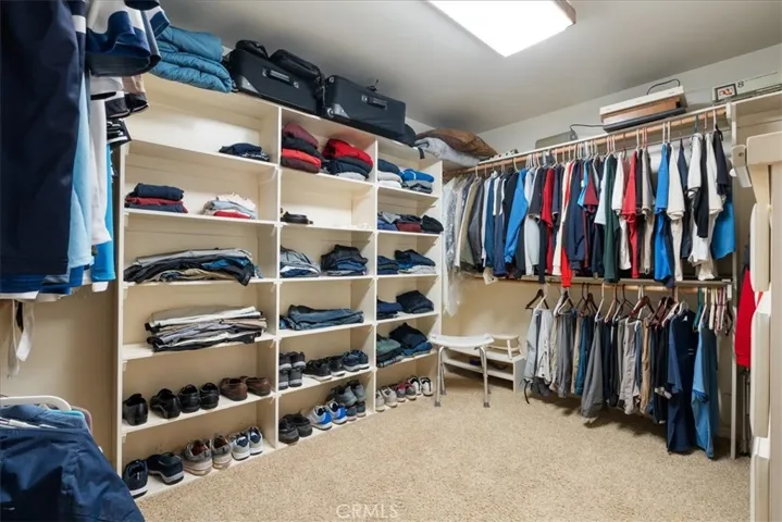Primary closet