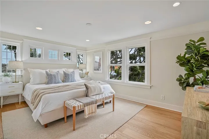 The upper primary suite feels like an escape.