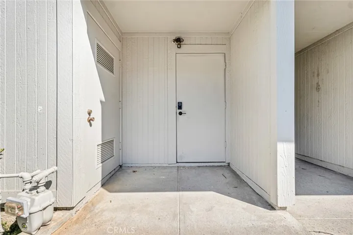 Walk in door to private 2 car garage