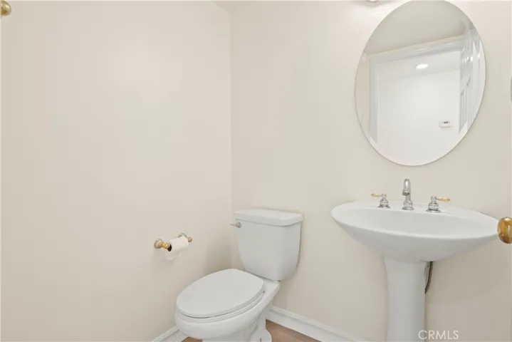 Downstairs half bath