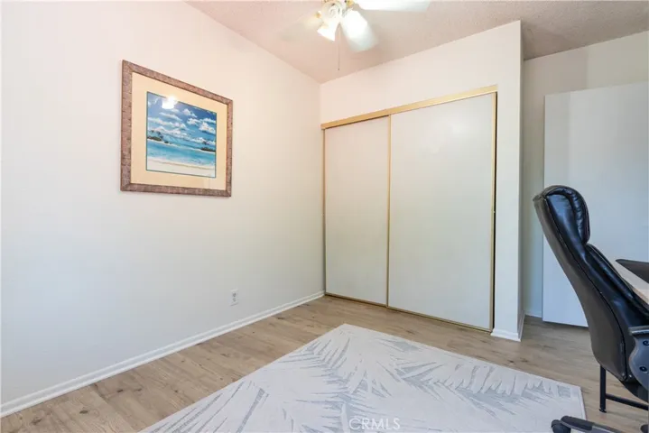 Spacious closet in third bedroom.