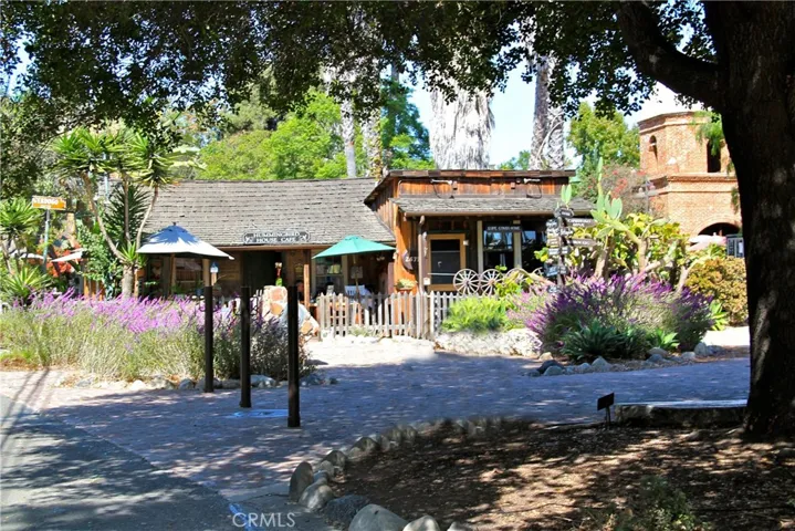 Shops and restaurants.