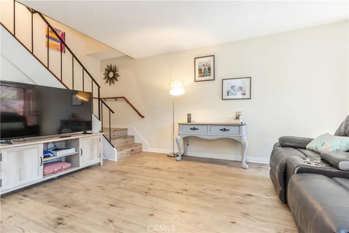 Luxury vinyl plank flooring.