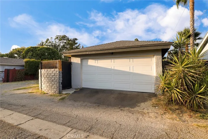 Private 2 car garage