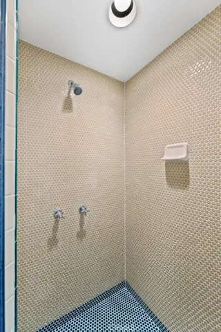 Newly refurbished tile work