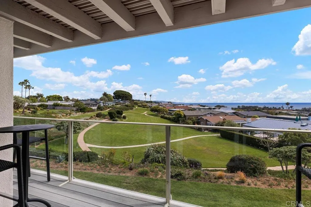 Panoramic views including the large luscious greenbelt, all beautifully landscaped!