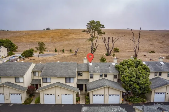 Another drone shot showing location.