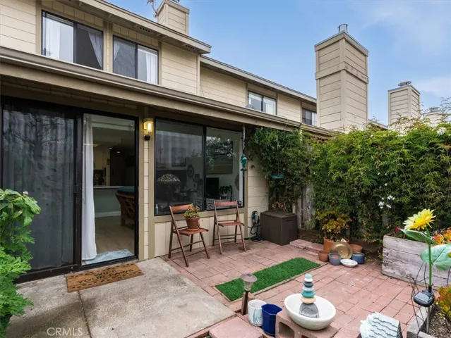 View of house from corner of patio.