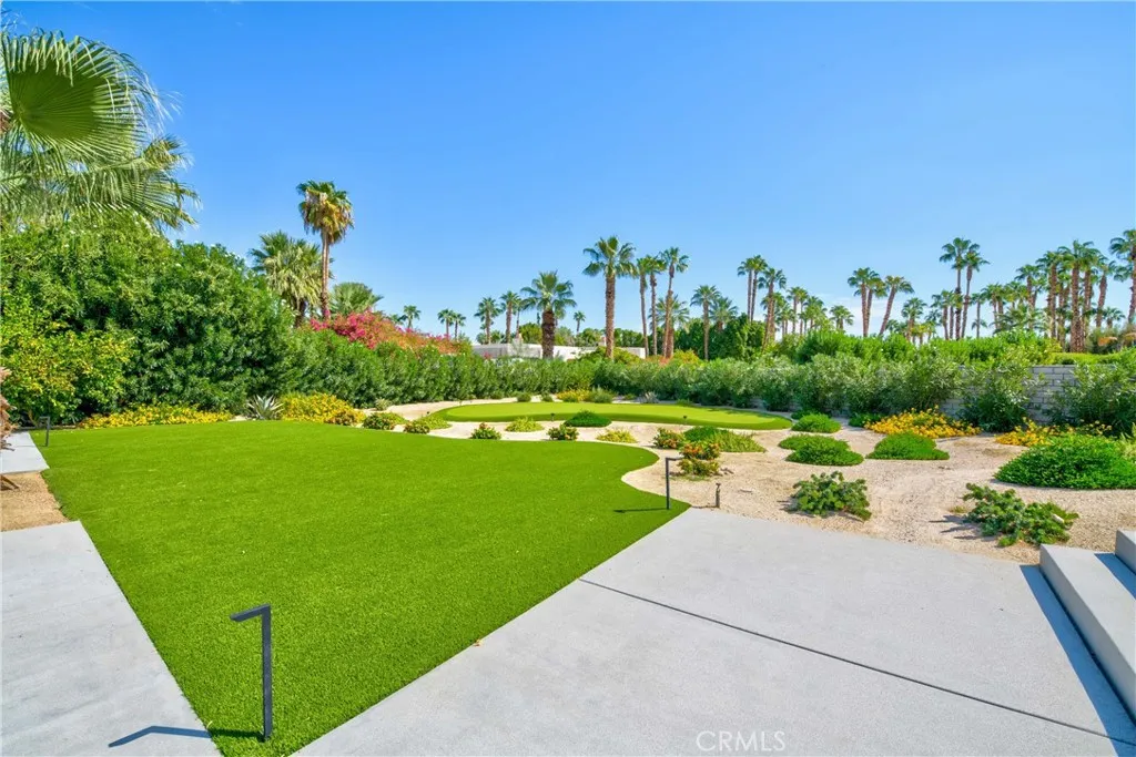 View of Putting Green from the patio