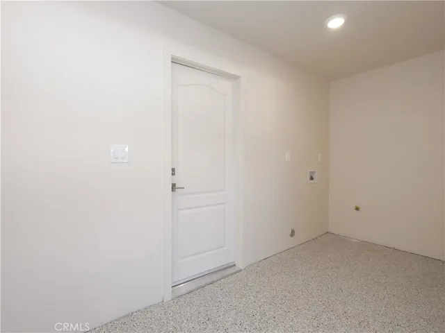 Laundry in garage