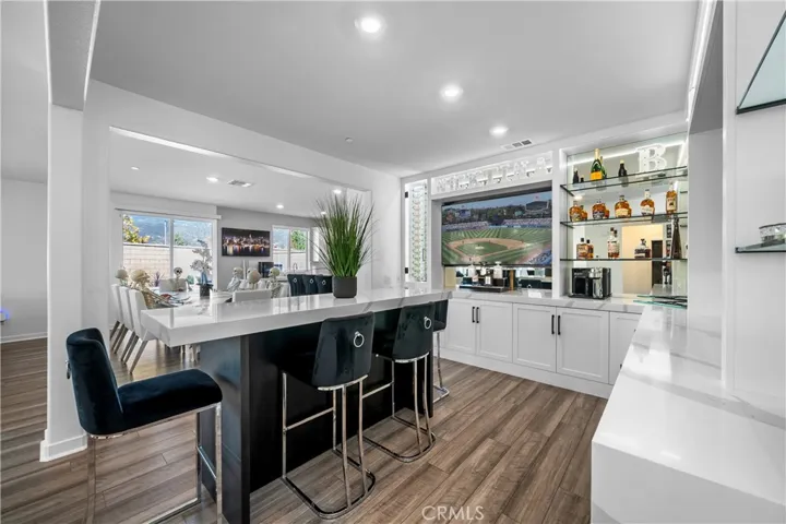 Custom bar area