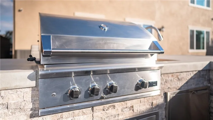 Outdoor BBQ island