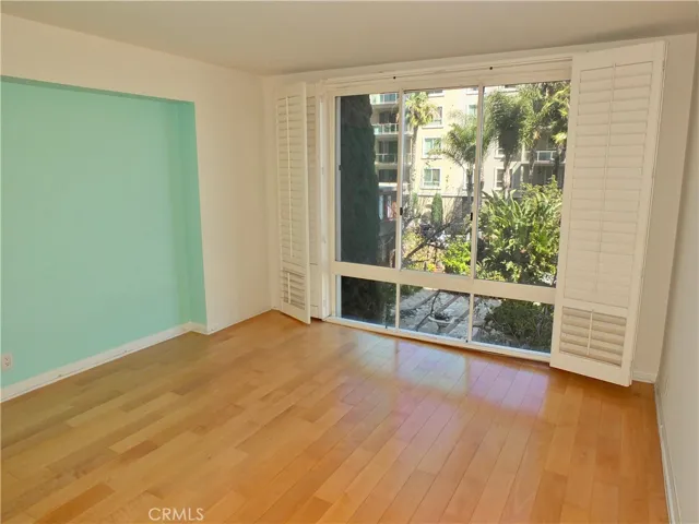 and upgraded shutters. Wall is now painted white.
