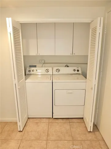 Older laundry machines are included without warranty.