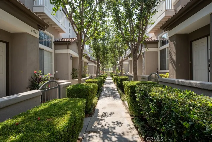 Walkway to the unit