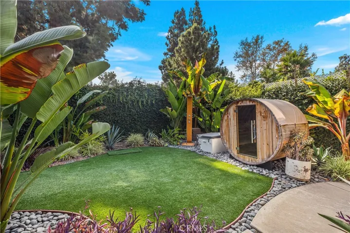 And a sauna in your own backyard!