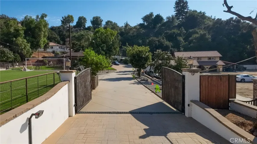 Driveway leading up to your little piece of paradise.