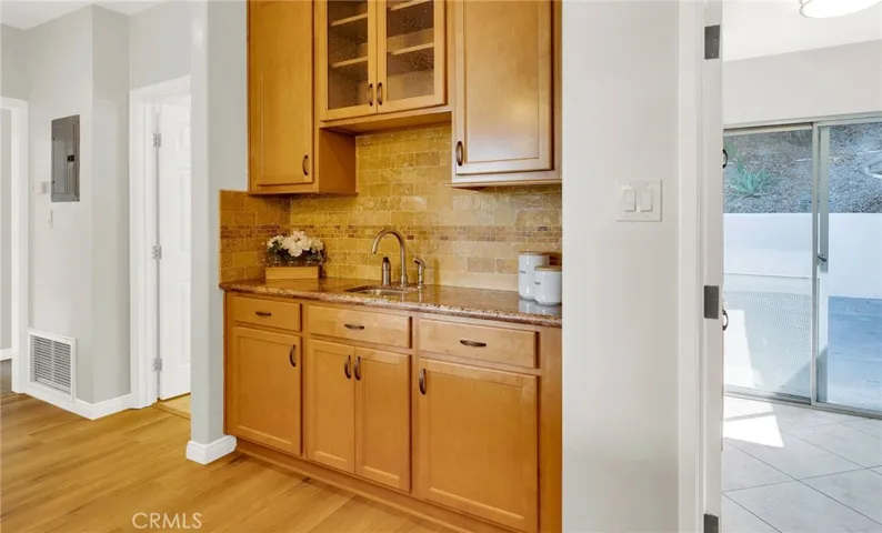 Wet bar perfect for entertaining