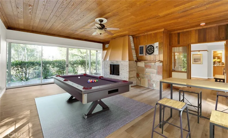 Family Room has been virtually staged for effect