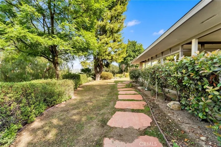 Plenty of shrubbery for privacy