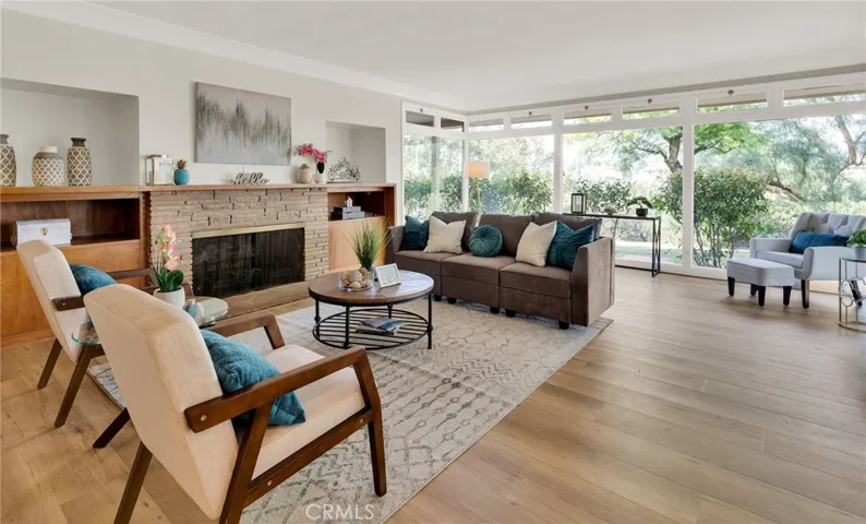 Huge living room with a view and tons of natural light