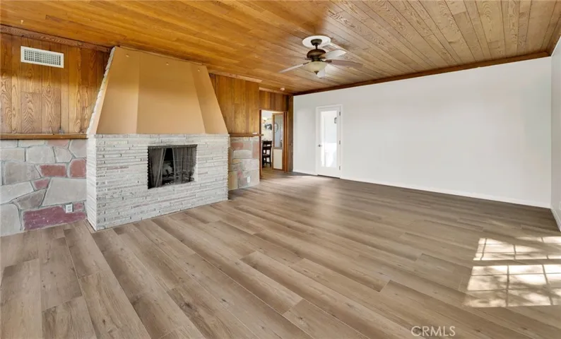 Cozy fireplace