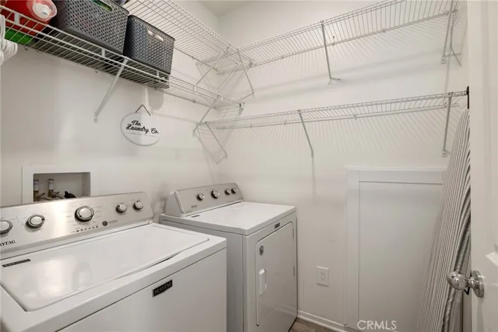 Main floor laundry room
