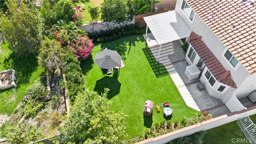 Back Yard Arial Shot
