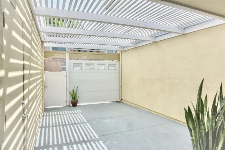 Enclosed carport
