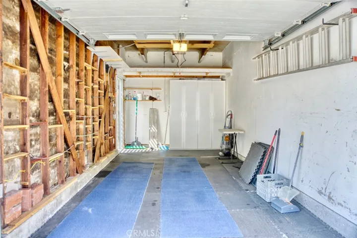 Enclosed 1 car garage