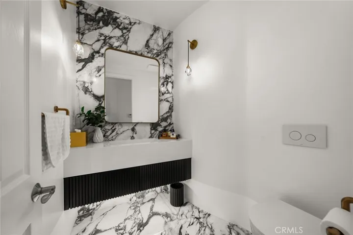 downstairs powder room