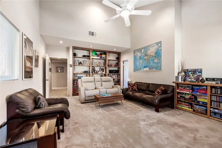 Library, great room master suite multi media room