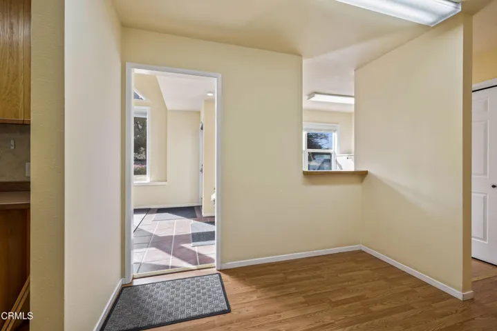 Doorway to front from hallway