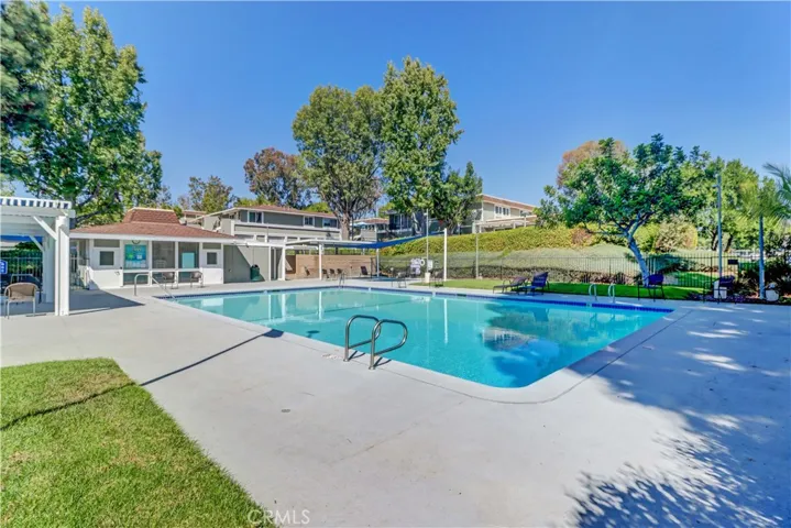 Private gated pool area.