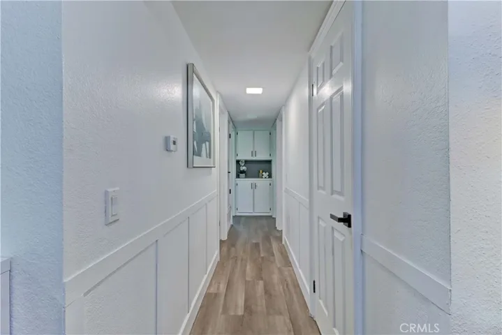 Hallway that leads to the bedrooms.