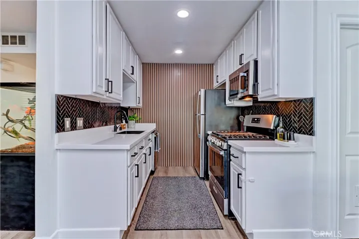 Recessed lighting.