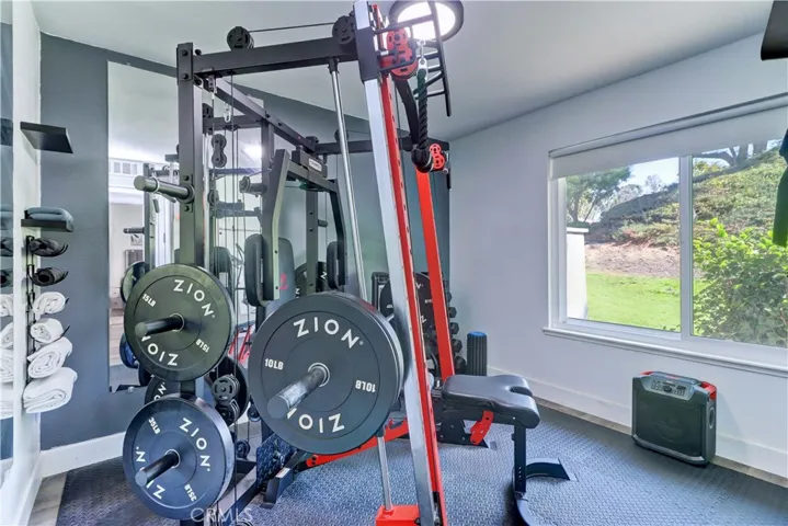 Gym will be converted back to the third bedroom.