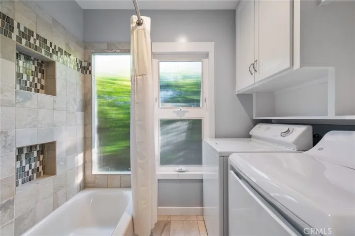 Laundry Area inside Guest Bathroom