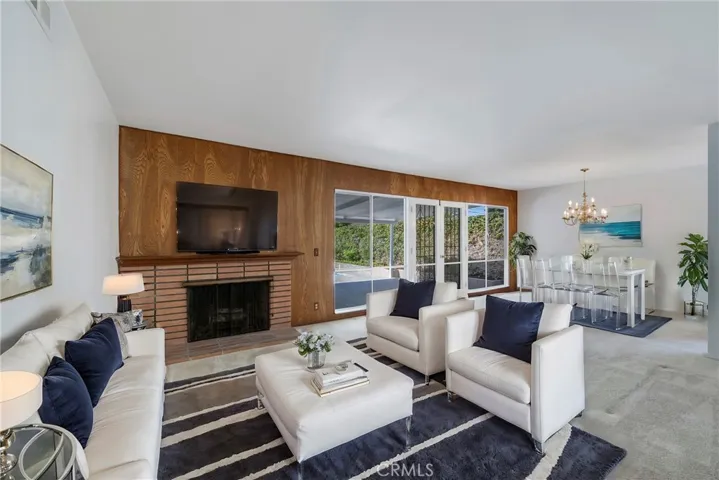 Virtual Staging of Living room and Dining room