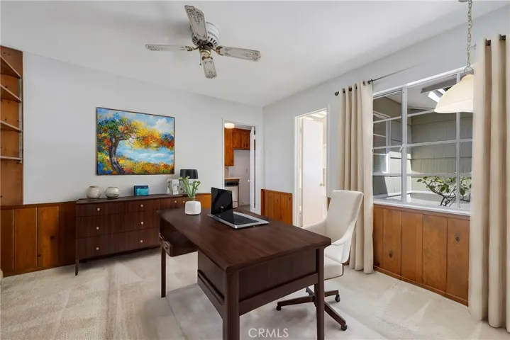Virtual staging of front Bedroom
