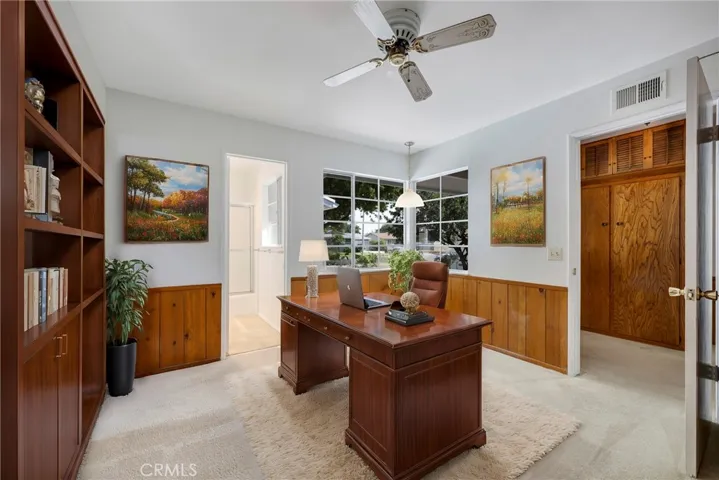 Virtual Staging of front Bedroom